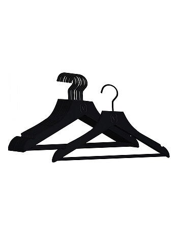 Lot de 10 cintres pour vêtements enfant premium avec crochet pivotant à 360° - Vivezen