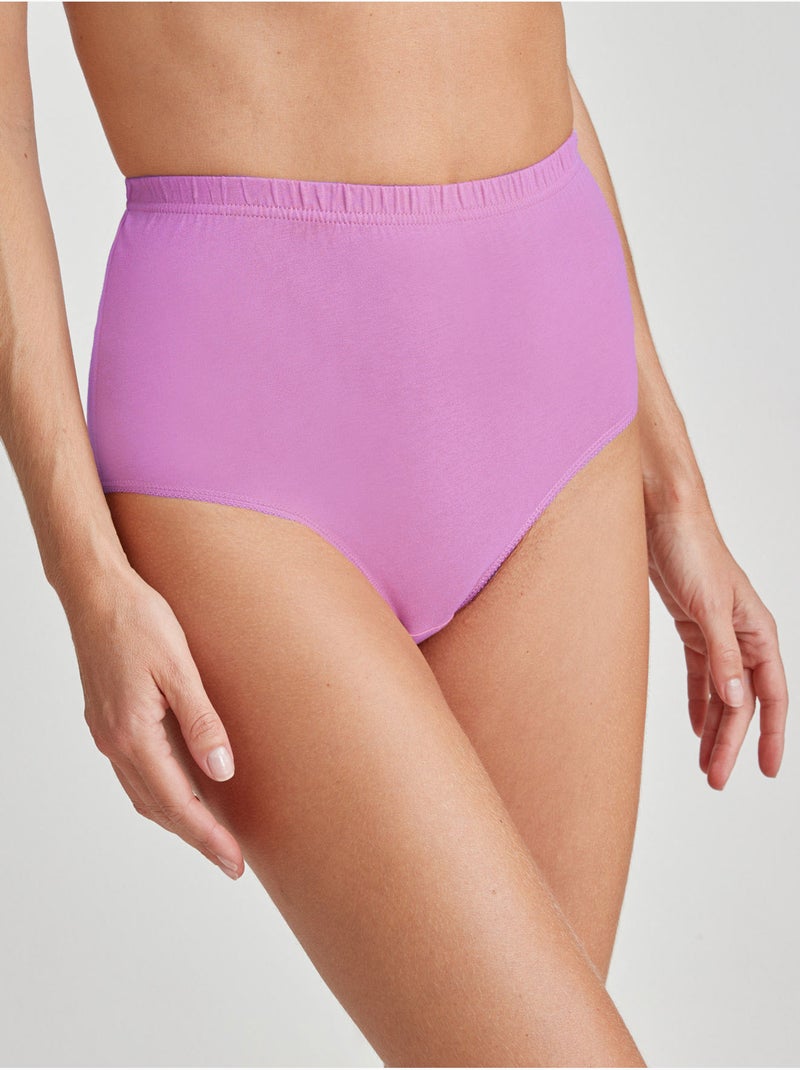 Lot de 10 culottes pur coton - DAXON Jaune - Kiabi
