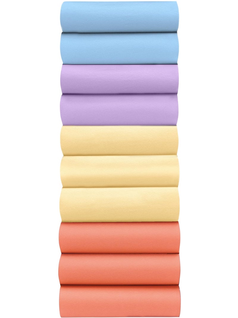 Lot de 10 culottes pur coton - daxon Multicolore - Kiabi