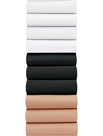 Lot de 10 culottes pur coton