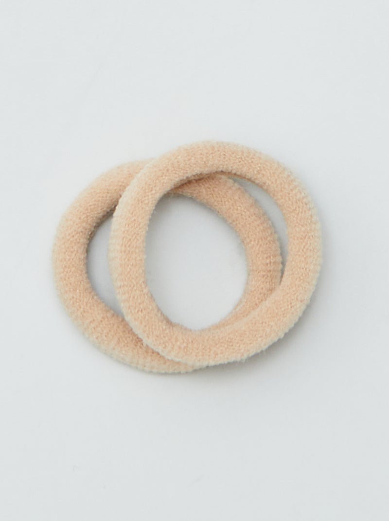 Lot de 10 élastiques mousse Marron - Kiabi