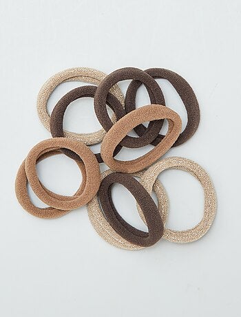 Lot de 10 élastiques pour cheveux