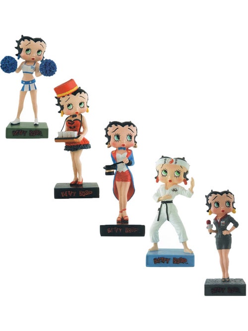 Lot de 10 figurines résine Betty Boop Série (37-46) – Environ 15 cm BETTY BOOP - Kiabi