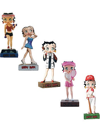 Lot de 10 figurines résine 'Betty Boop' Show Collection – 15 cm environ