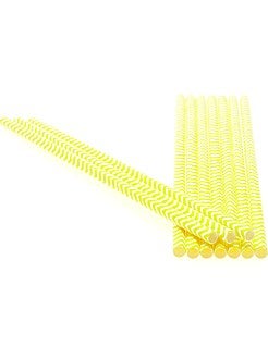 Décoration, animation - Lot de 10 pailles imprimé fantaisie - Kiabi