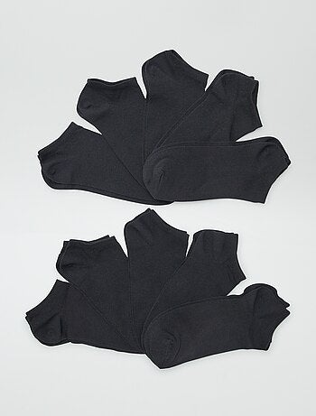 Lot de 10 paires de chaussettes basses