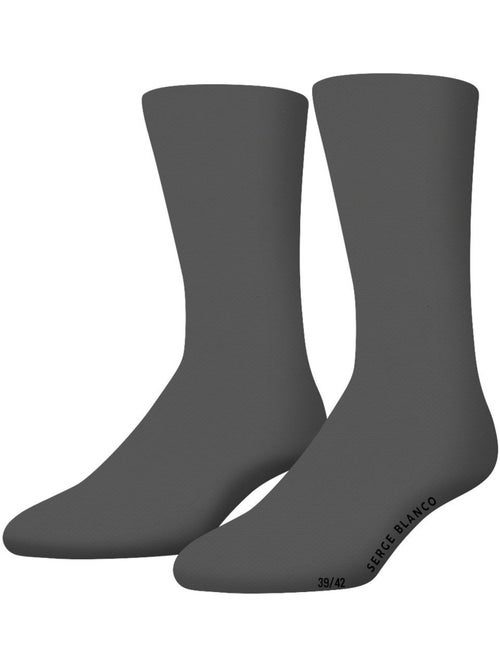 Lot de 10 paires de chaussettes de ville serge blanco serge blanco - Kiabi