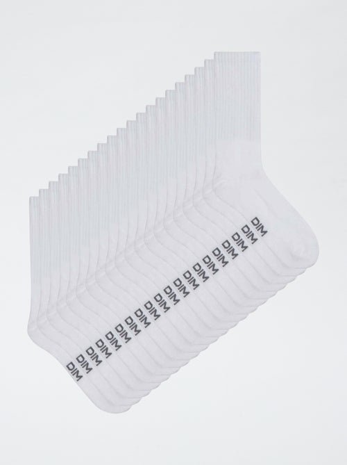 Lot de 10 paires de chaussettes 'Dim' - Kiabi Lot de 10 paires de chaussettes 'Dim' - Kiabi