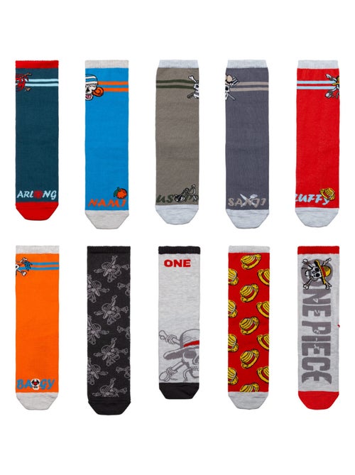 Lot de 10 paires de chaussettes enfant One Piece One Piece - Kiabi