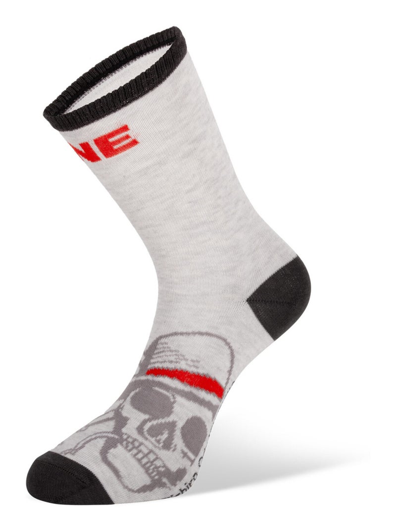 Lot de 10 paires de chaussettes enfant One Piece One Piece Noir Gris - Kiabi