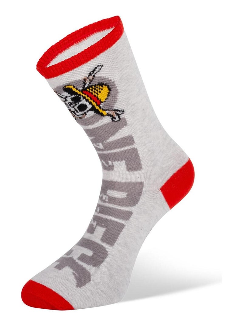 Lot de 10 paires de chaussettes enfant One Piece One Piece Rouge - Kiabi