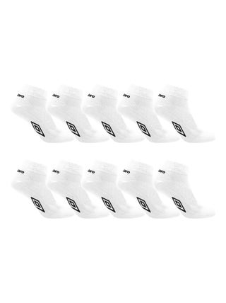 Lot de 10 Paires de Chaussettes Quarter Homme Umbro