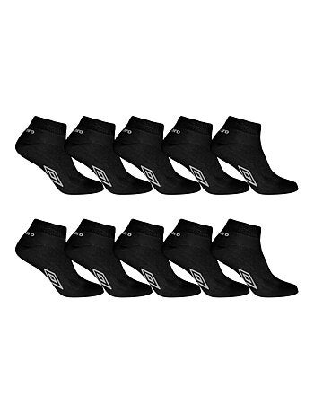 Lot de 10 paires de chaussettes quarter homme umbro