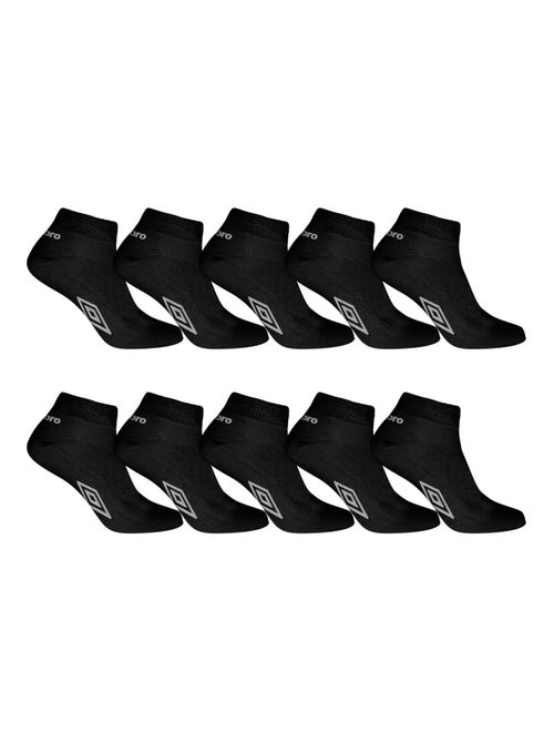 Lot de 10 Paires de Chaussettes Quarter Homme Umbro - Kiabi