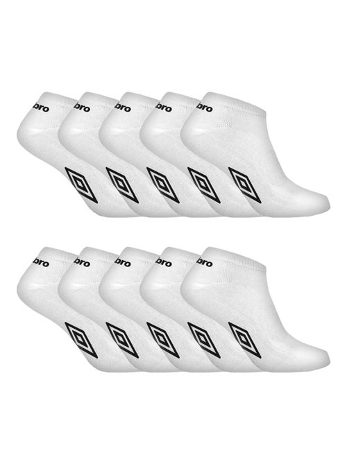 Lot de 10 Paires de Chaussettes Tiges Courtes Homme Umbro - Kiabi