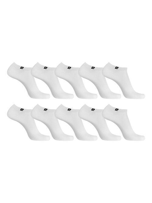 Lot de 10 Paires de chaussettes tiges courtes unies modèle PC 0372 Pierre Cardin - Kiabi
