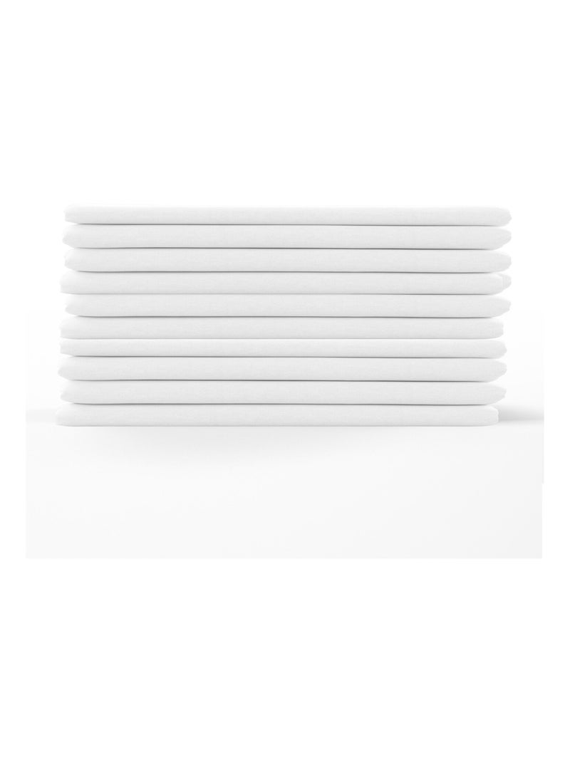 Lot de 10 protèges matelas jetables, par Soleil d'Ocre Blanc - Kiabi