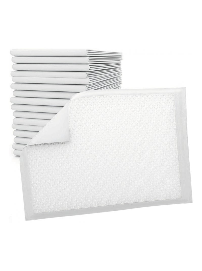 Lot de 100 alèses pour bébé jetables, imperméables - Monsieur Bébé Blanc Blanc - Kiabi