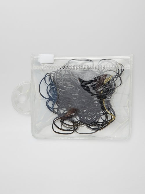 Lot de 100 élastiques colorés - Kiabi