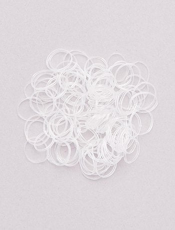 Lot de 100 élastiques colorés