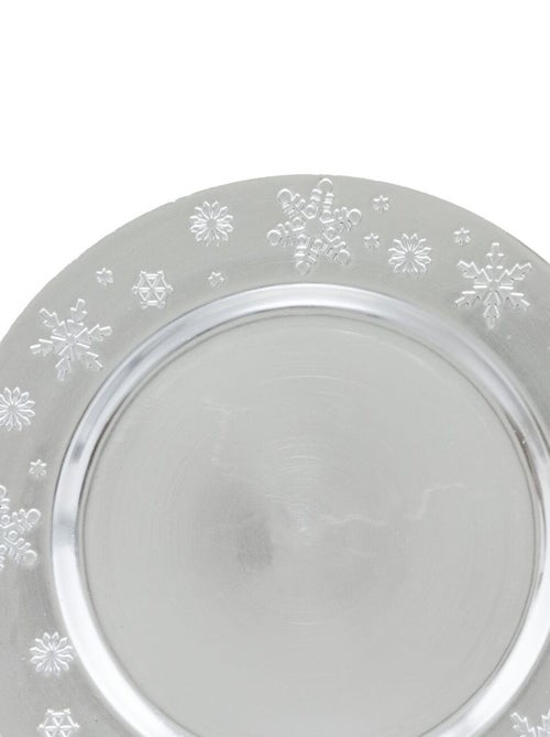 Lot de 12 assiettes de présentation FLOCON - Kiabi