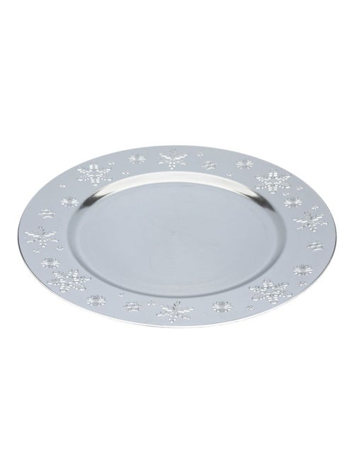 Lot de 12 assiettes de présentation FLOCON - Kiabi