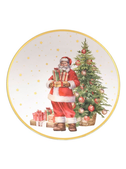 Lot de 12 assiettes de présentation PÈRE NOËL - Kiabi