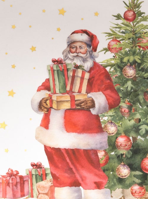 Lot de 12 assiettes de présentation PÈRE NOËL - Kiabi