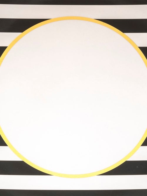 Lot de 12 assiettes de présentation RAYURES - Kiabi