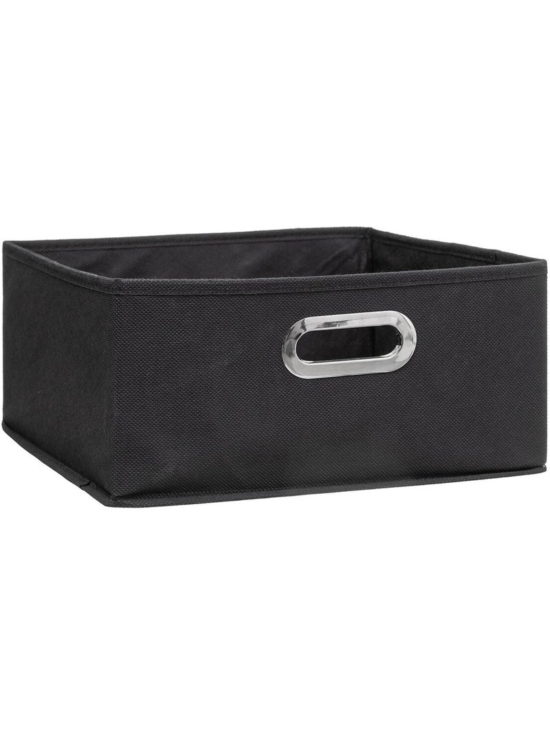 Lot de 12 boites de rangement carrées en tissu MIX'N MODUL Gris - Kiabi