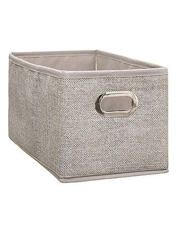 Lot de 12 Boites de rangement en tissu avec poignée