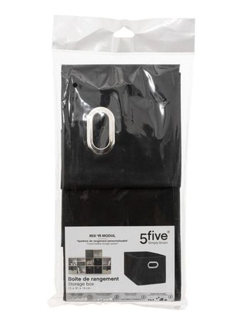 Lot de 12 Boites de rangement en tissu avec poignée - Kiabi