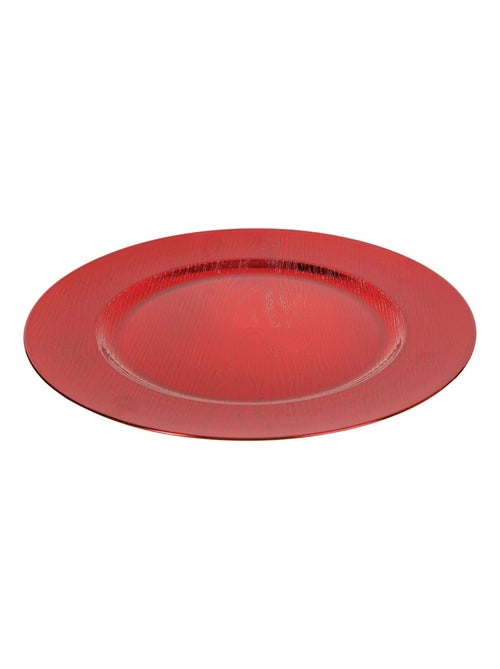Lot de 12 dessous d'assiette effet bois - Kiabi