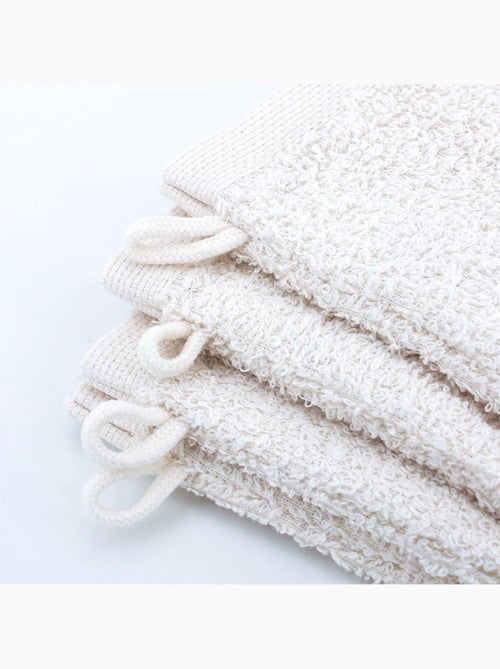 Lot de 12 gants toilette 16x21 ALPHA - Kiabi