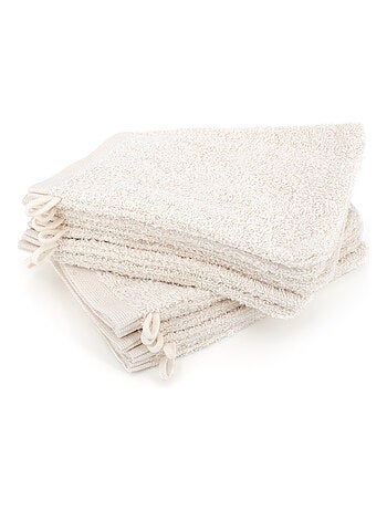Lot de 12 gants toilette 16x21 ALPHA