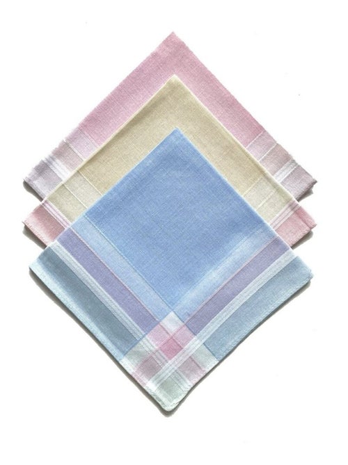 Lot de 12 mouchoirs dame carreaux 29x29 cm 100% coton - Kiabi Lot de 12 mouchoirs dame carreaux 29x29 cm 100% coton - Kiabi