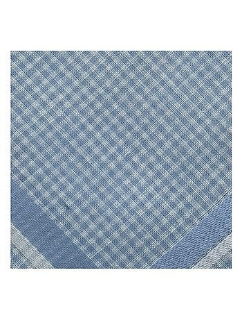 Lot de 12 mouchoirs femme grands carreaux 29x29 cm 100% coton