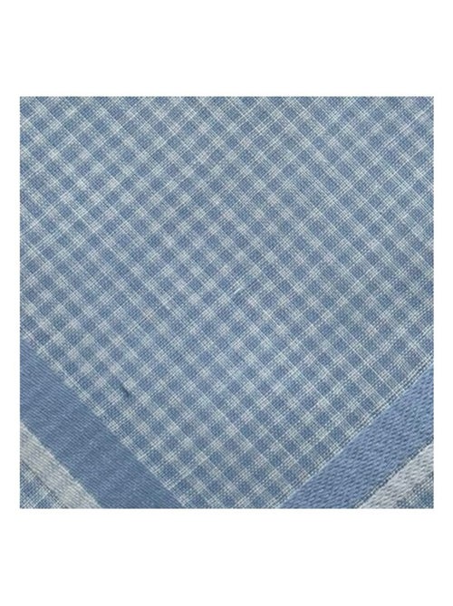 Lot de 12 mouchoirs femme grands carreaux 29x29 cm 100% coton - Kiabi