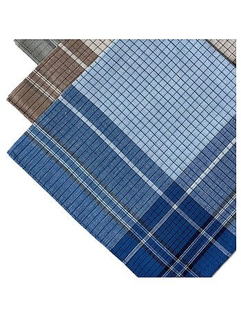 Lot de 12 mouchoirs Homme 40x40cm 100% coton