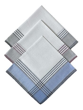 Lot de 12 mouchoirs Homme 40x40cm 100% coton