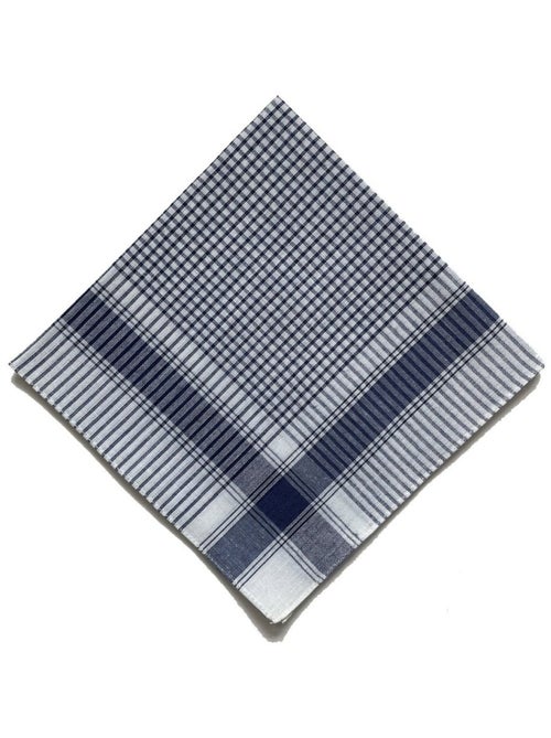 Lot de 12 mouchoirs homme Vichy 40x40 cm 100% coton - Kiabi Lot de 12 mouchoirs homme Vichy 40x40 cm 100% coton - Kiabi