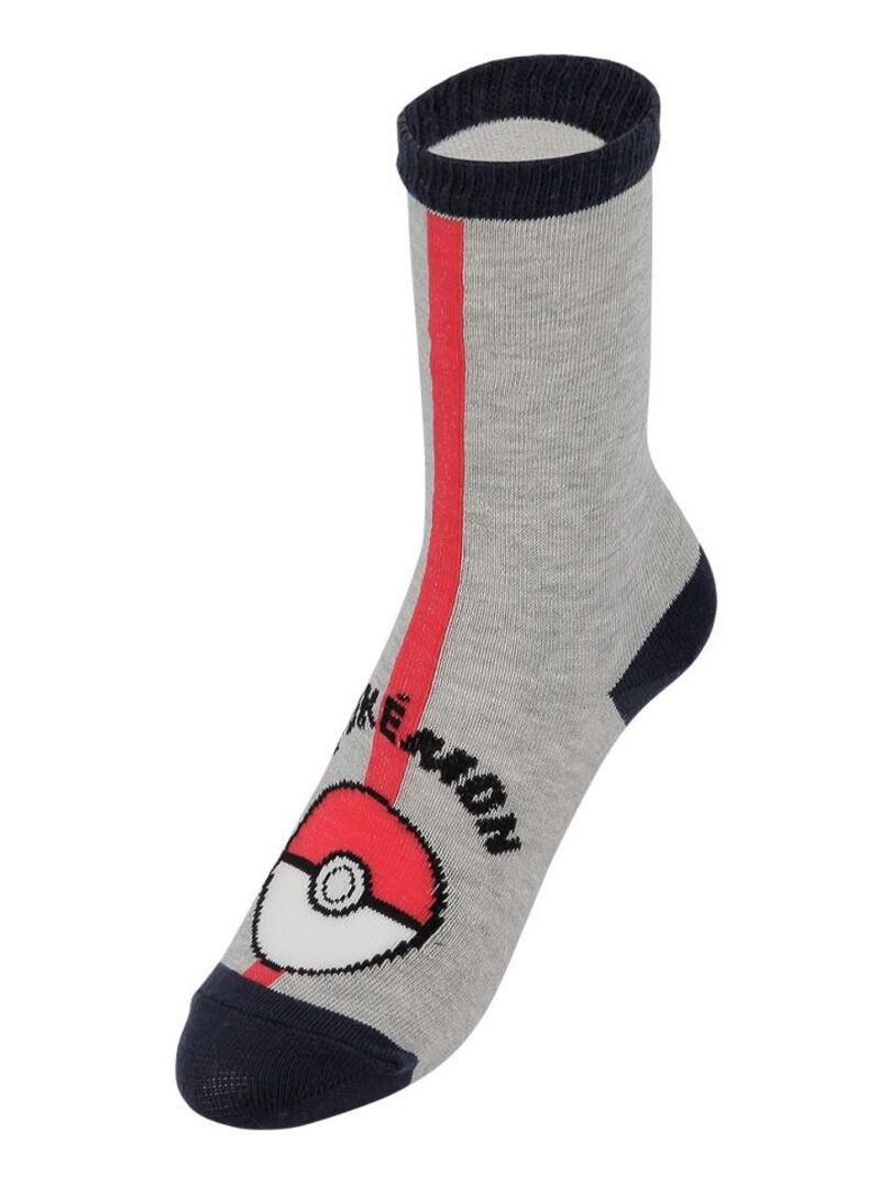 Lot de 12 paires de chaussettes garçon Pokemon - Jaune - Kiabi