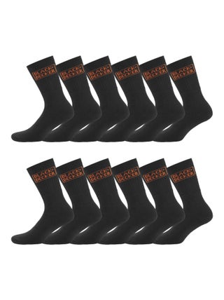 Lot de 12 paires de chaussettes haute de travail Tekl Black & Decker
