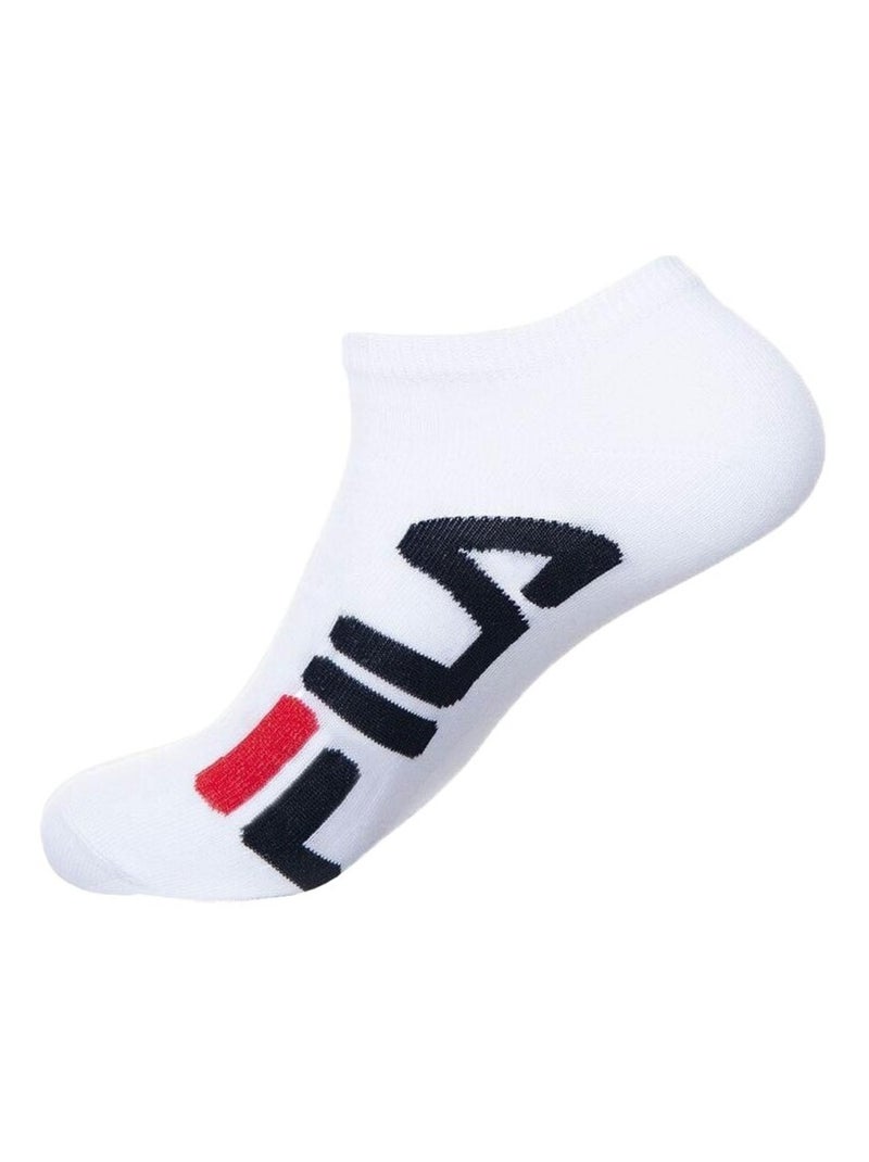 Lot de 12 Paires de Chaussettes socquettes homme Fila Noir Blanc - Kiabi