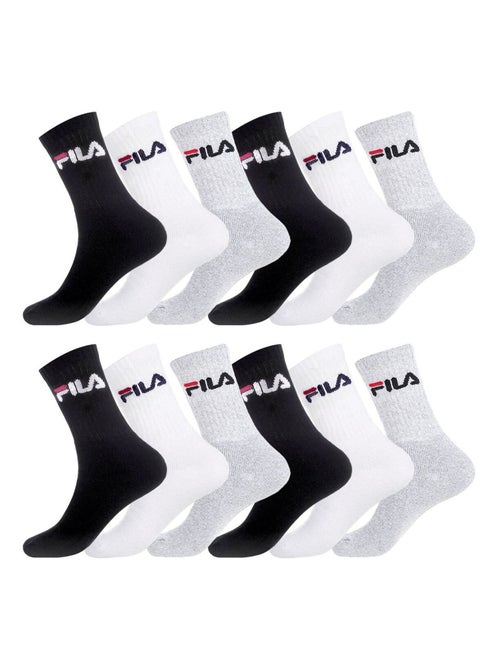 Lot de 12 Paires de Chaussettes Tennis Assorties Fila - Kiabi