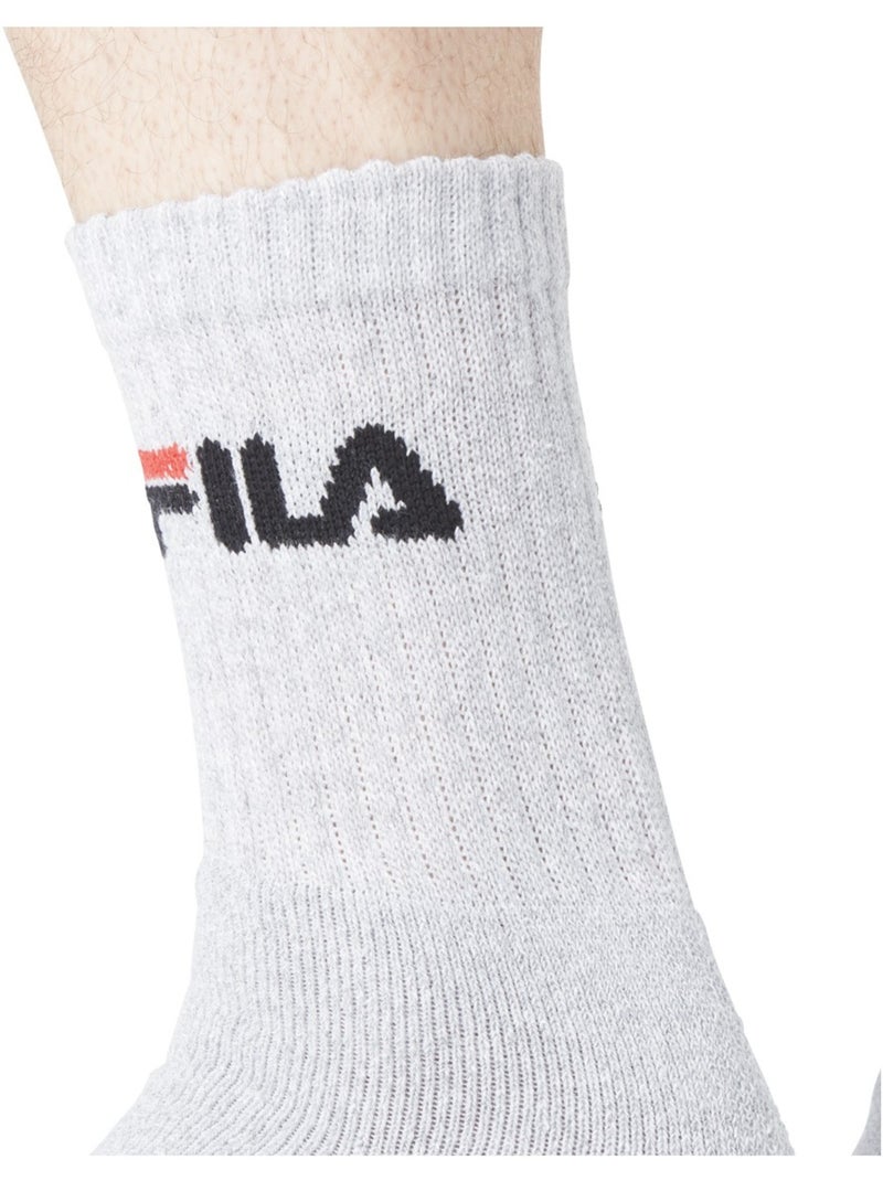 Lot de 12 paires de chaussettes tennis assorties fila Gris - Kiabi