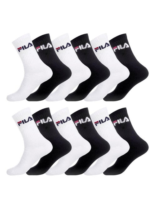 Lot de 12 Paires de Chaussettes Tennis homme Fila - Kiabi