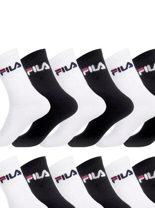 Lot de 12 Paires de Chaussettes Tennis homme Fila