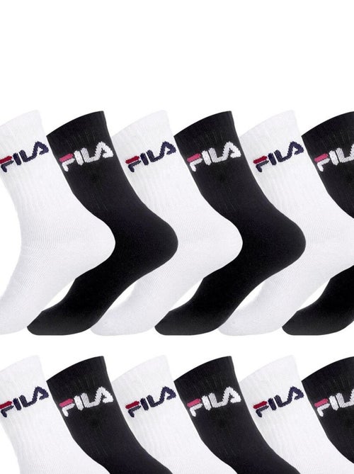 Lot de 12 Paires de Chaussettes Tennis homme Fila - Kiabi