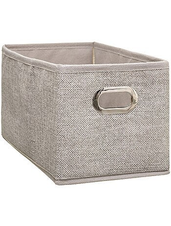 Lot de 12 paniers de rangement en tissu avec poignée MIX'N MODUL
